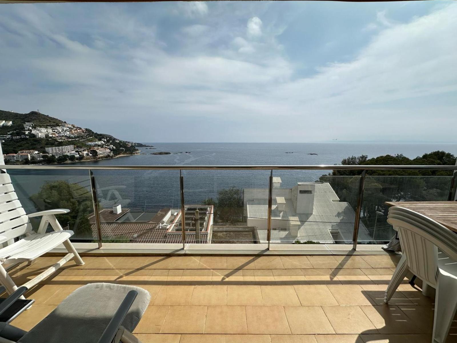 Apartamento Vista Mar Y Parking En Roses Av-27 エクステリア 写真